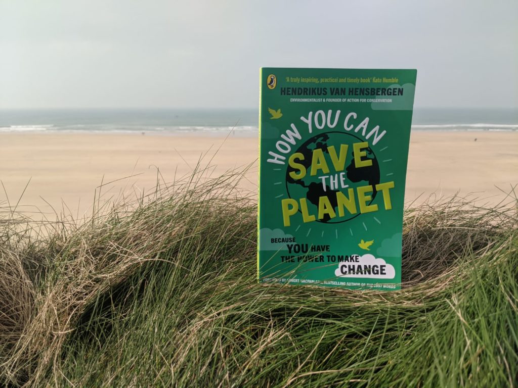 A photo of the 'How you can save the planet' book