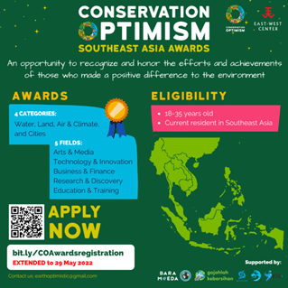 Announcing the Conservation Optimism Southeast Asia Awards