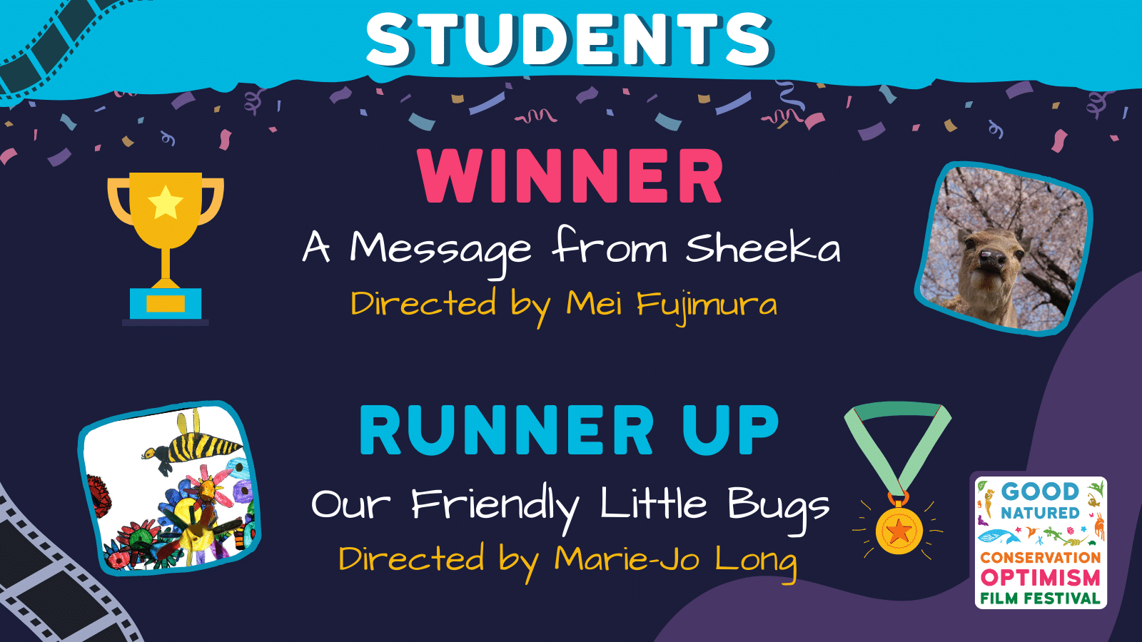 Our winner is: A message from Sheeka - Directed by Mei Fujimura
